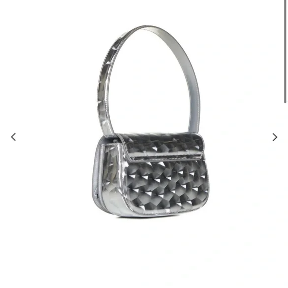 Diesel 1DR Strobe Silver Women's Bag - Picture 5 of 5